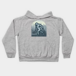 Bigfoot is Elusive Kids Hoodie